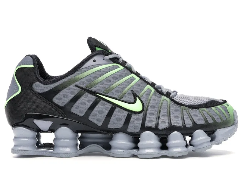 Nike Shox TL Wolf Grey Lime Blast