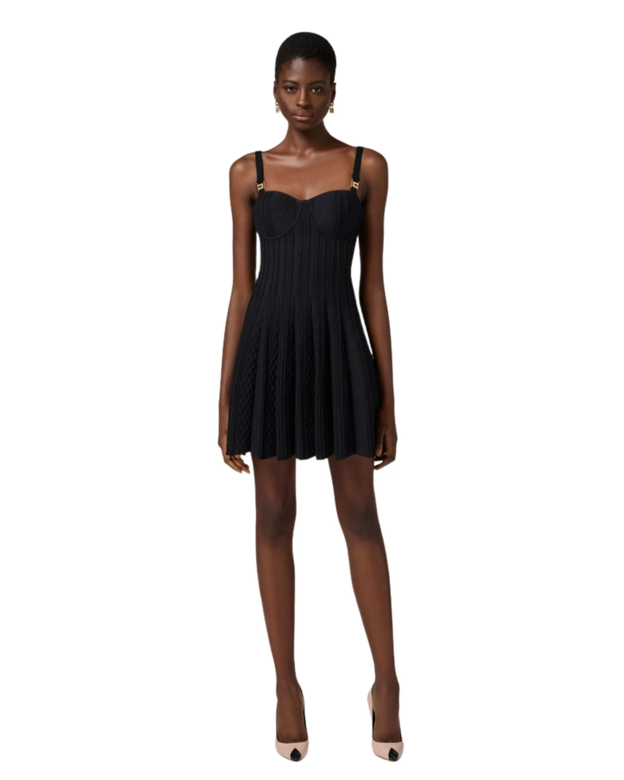 Elisabetta Franchi Abito in maglia punto stoffa