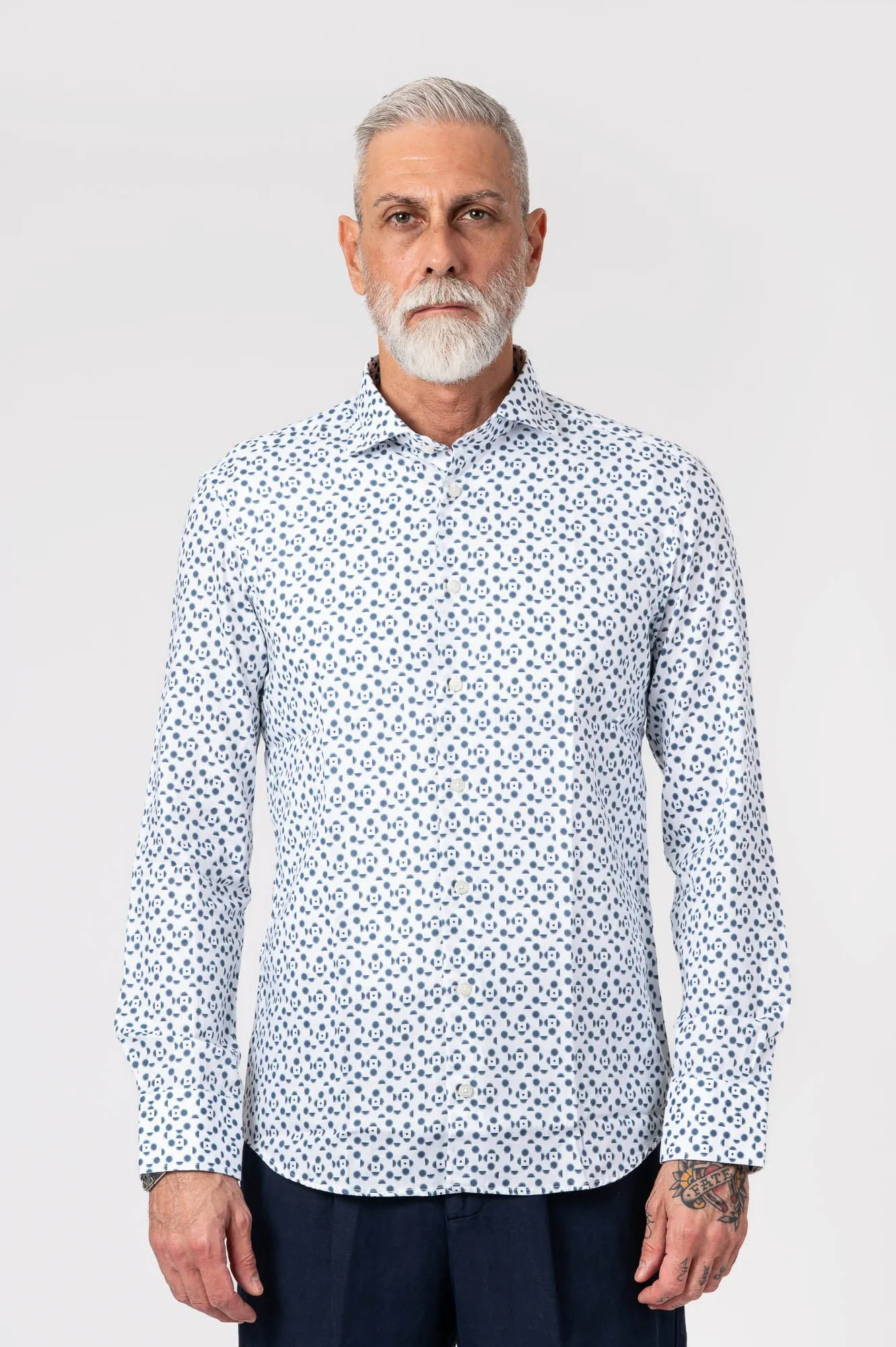 Bastoncino Bianco-blu Uomo