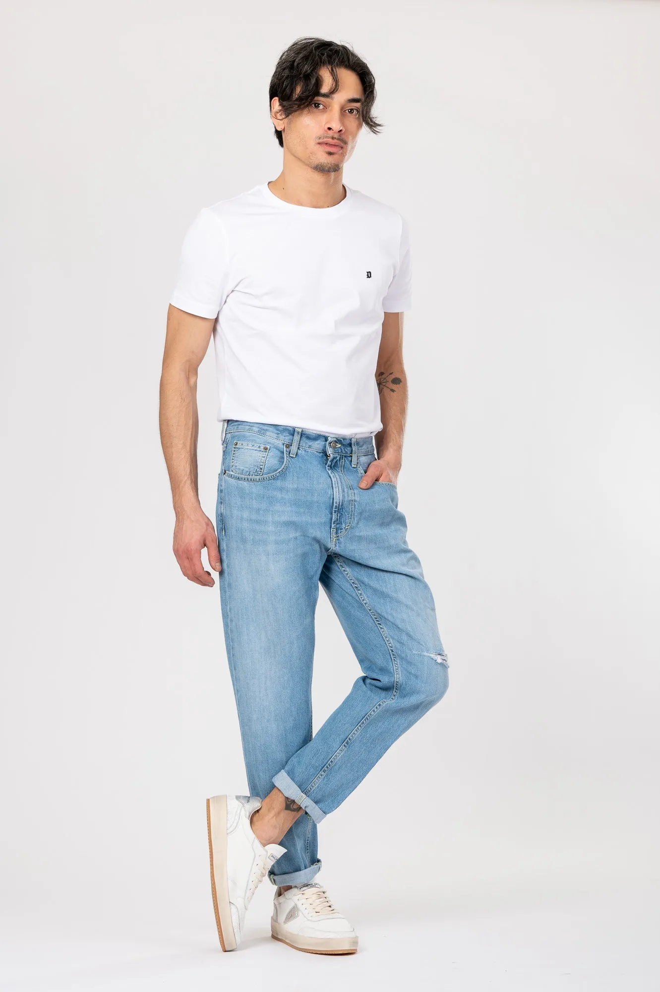 Dondup Azzurro 800 Uomo