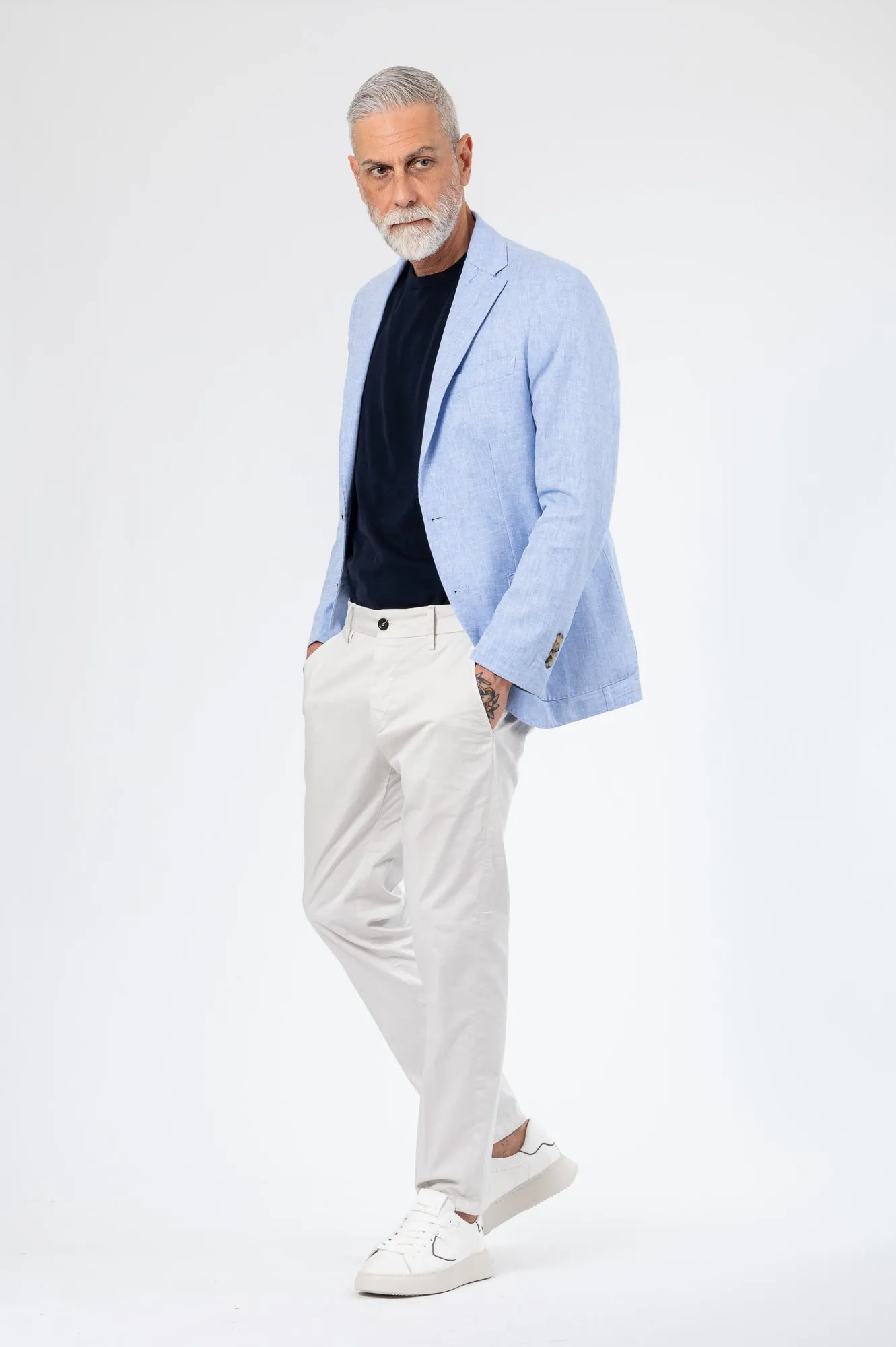 Gian Bertone Azzurro 49 Uomo