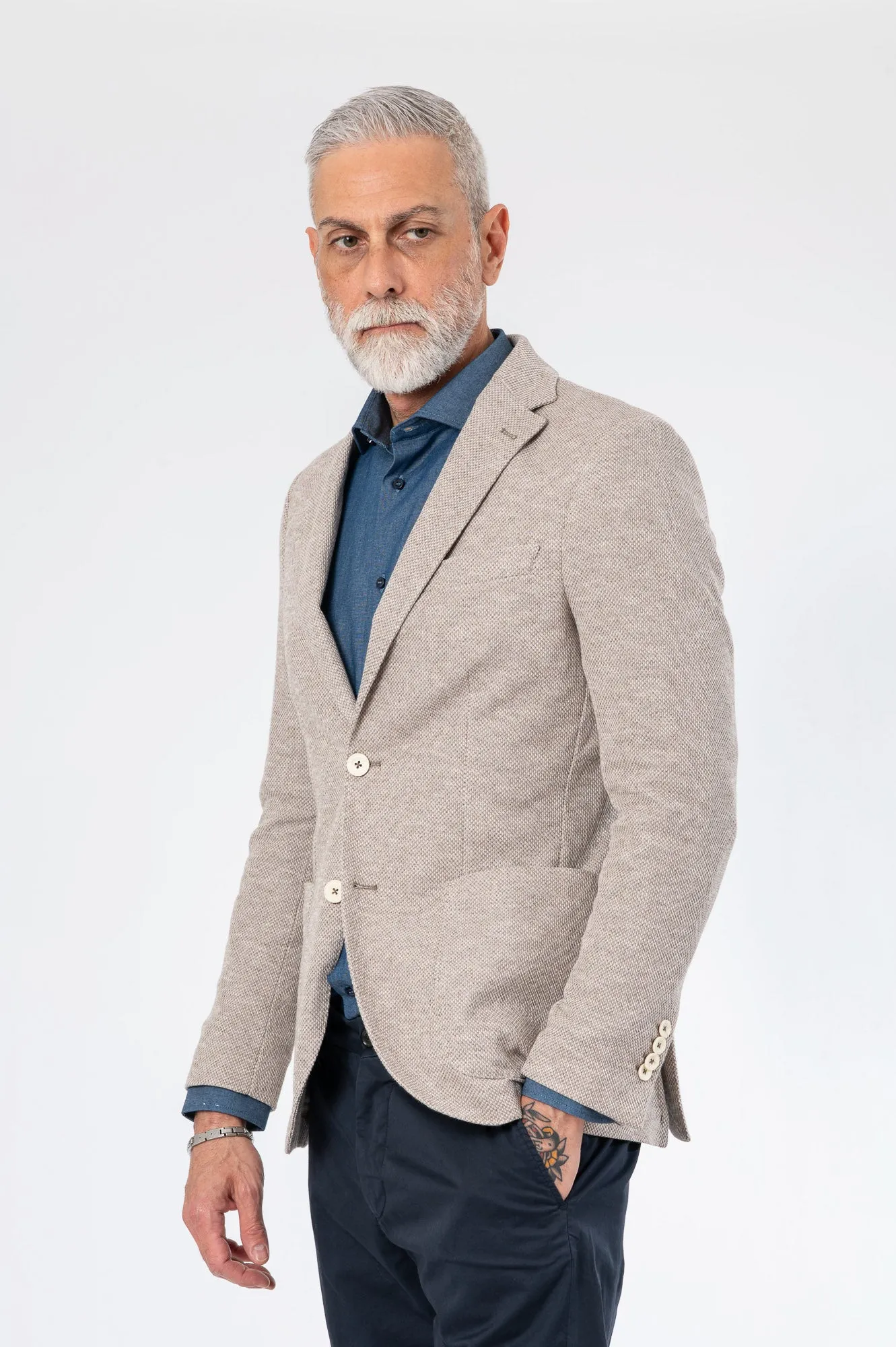 Gian Bertone Beige 55 Uomo