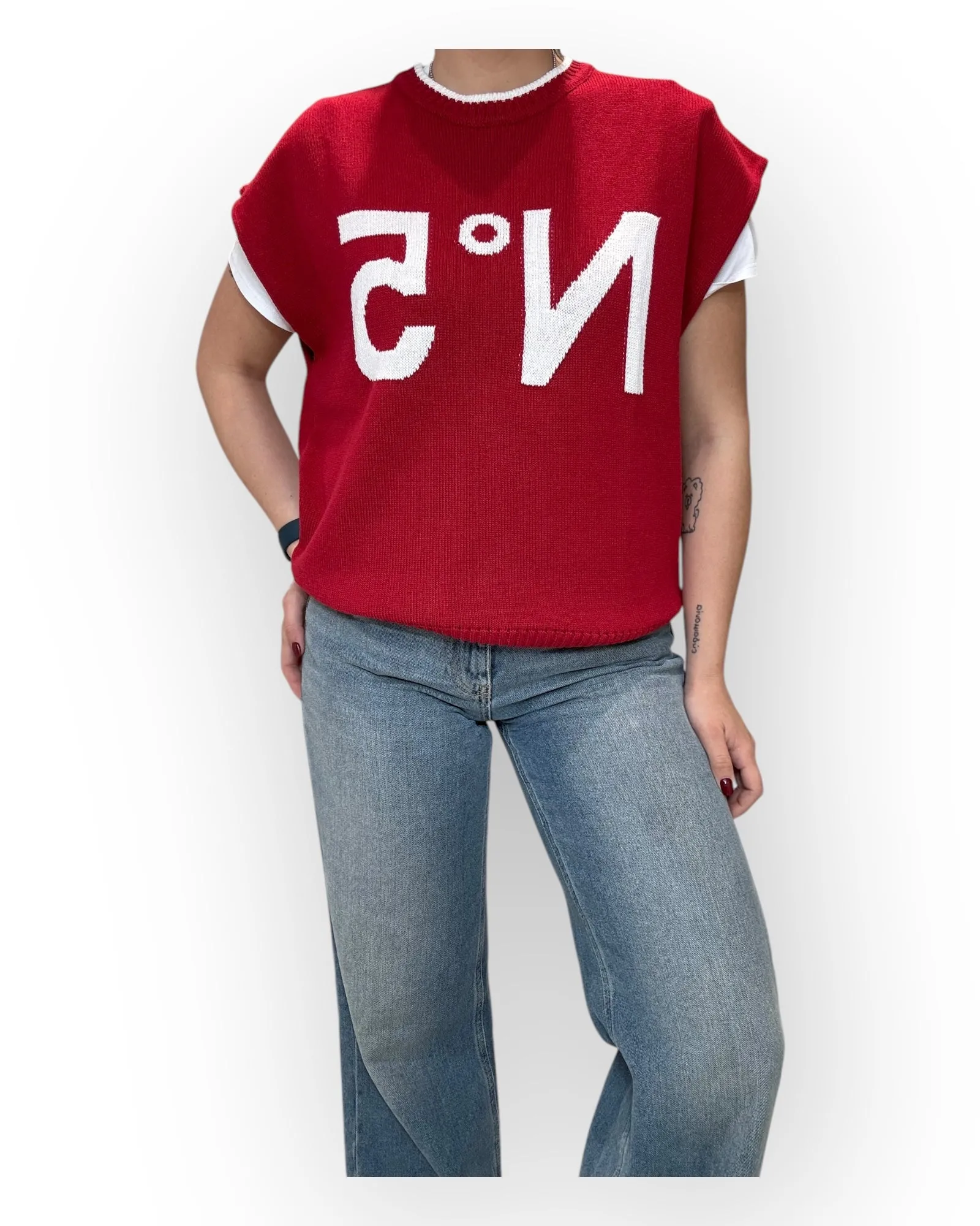 P5HMJ43A414 - GILET - Tensione in