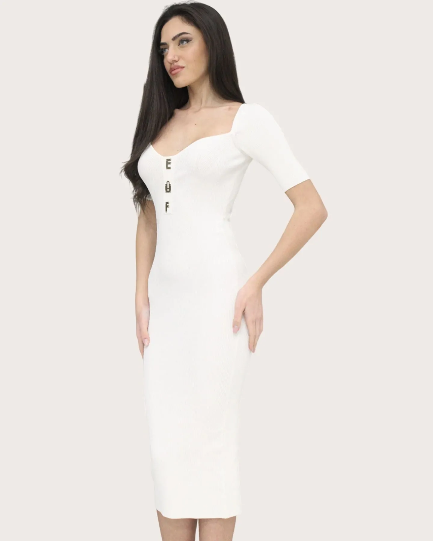 Elisabetta Franchi Abito longuette in maglia