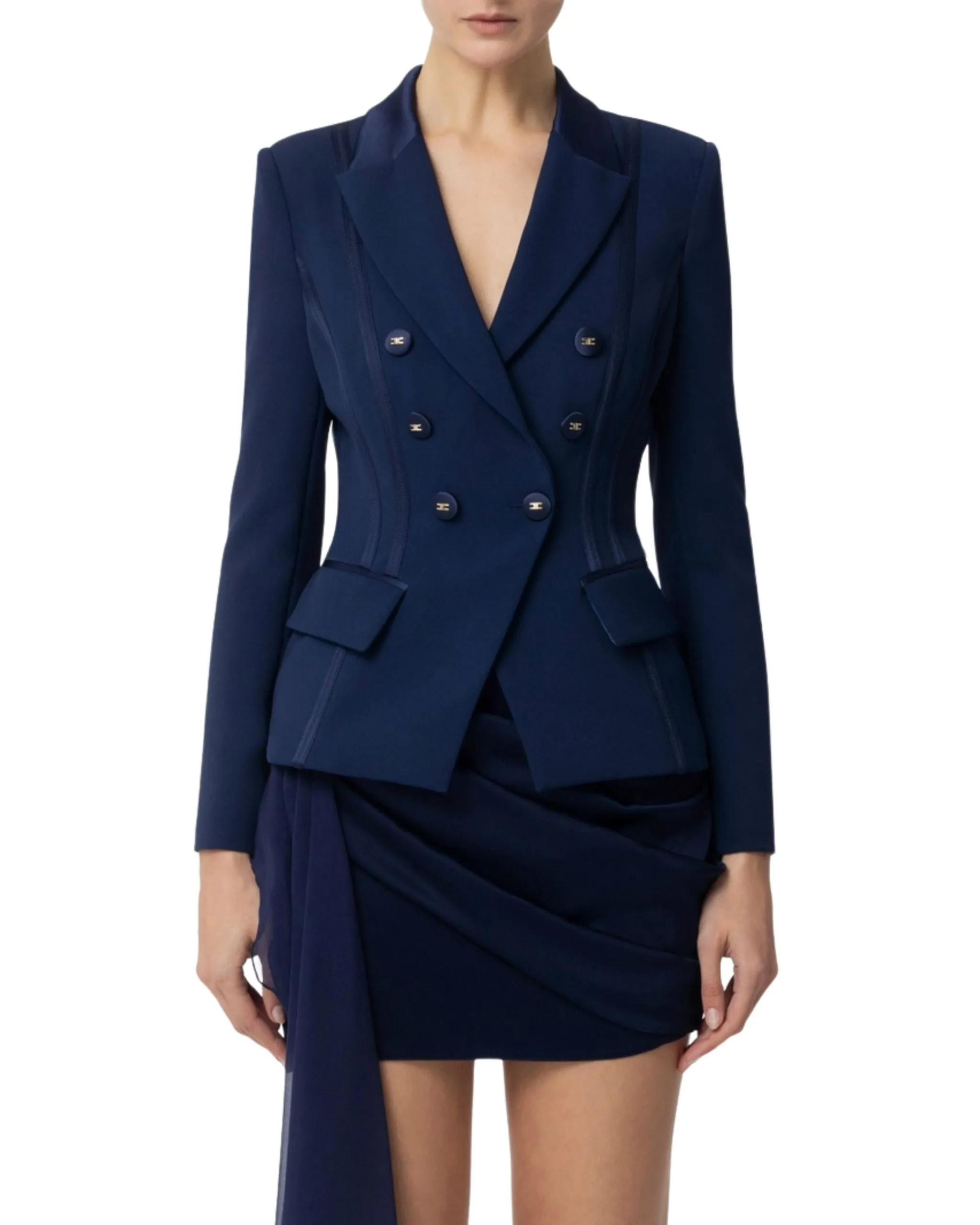 Elisabetta Franchi giacca impunturata