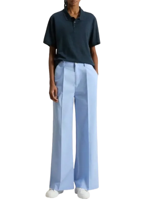 Woolrich - Pantaloni chino in popeline di puro cotone