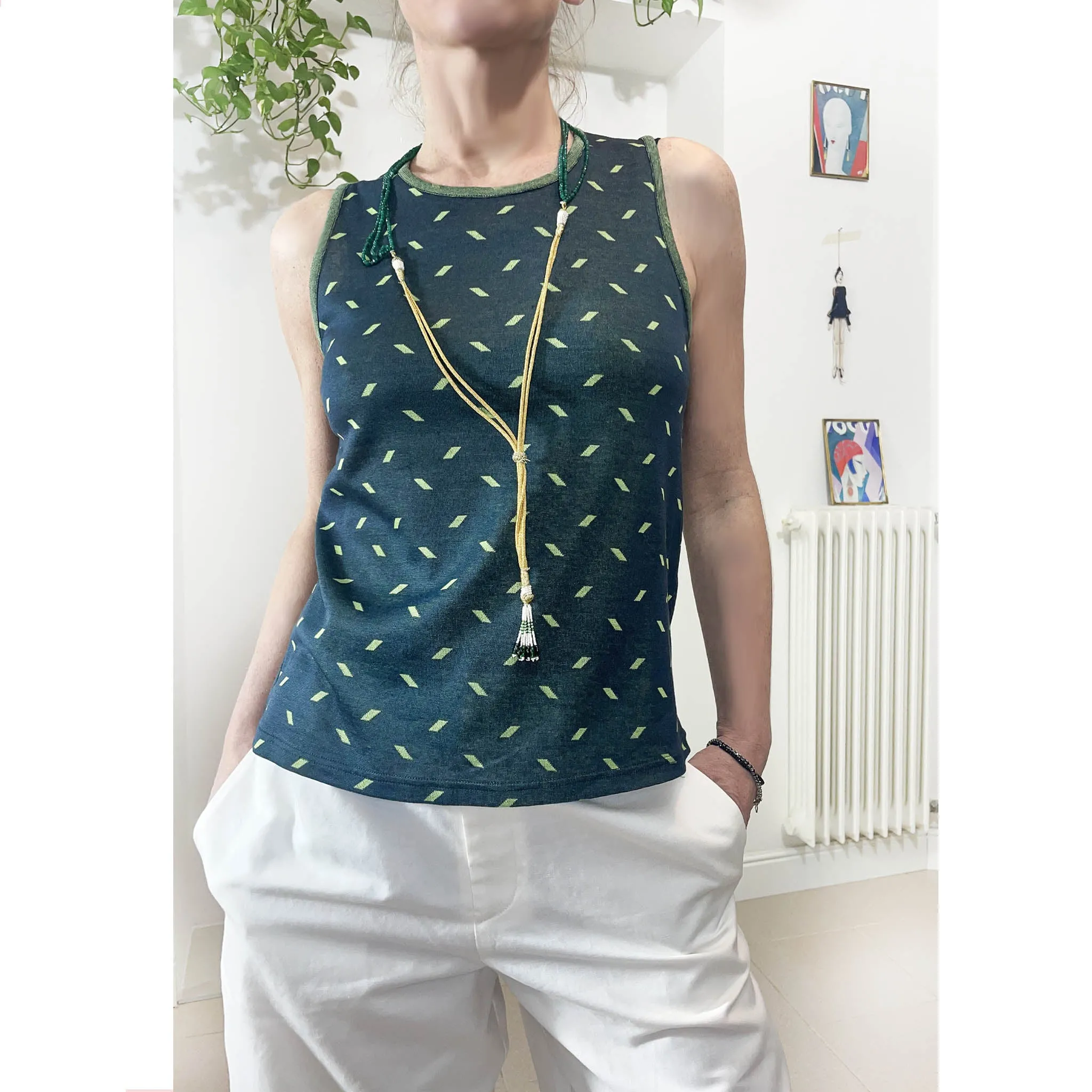 VIVIET - Canotta jacquard