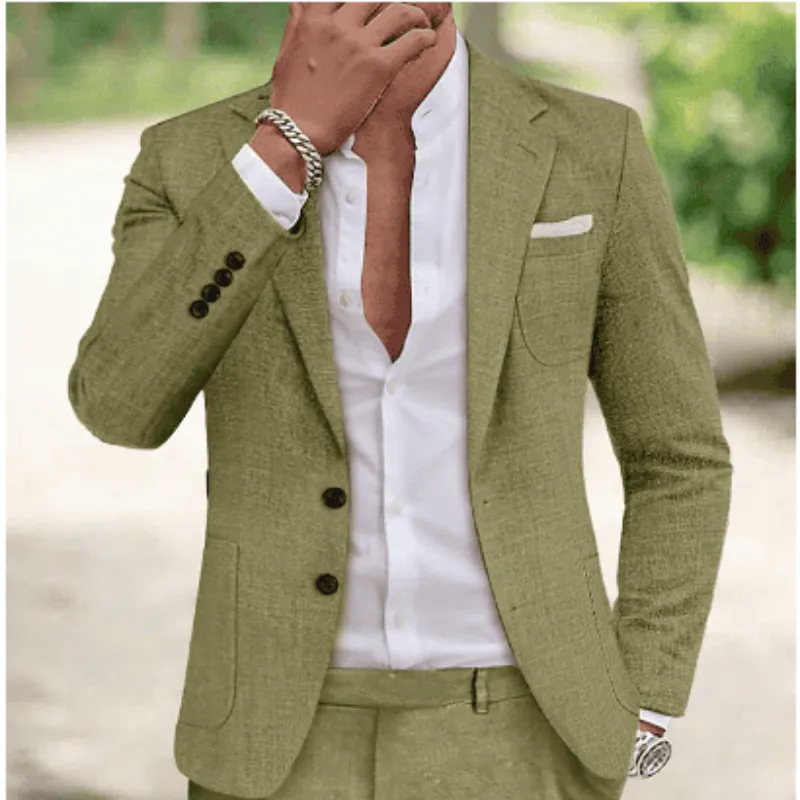 Karl - Lusso Abito di Lino per Uomini