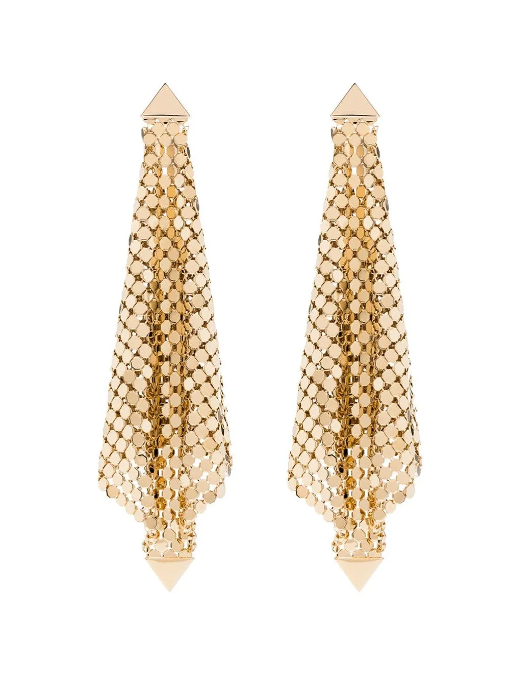 ORECCHINI IN MAGLIA METALLICA