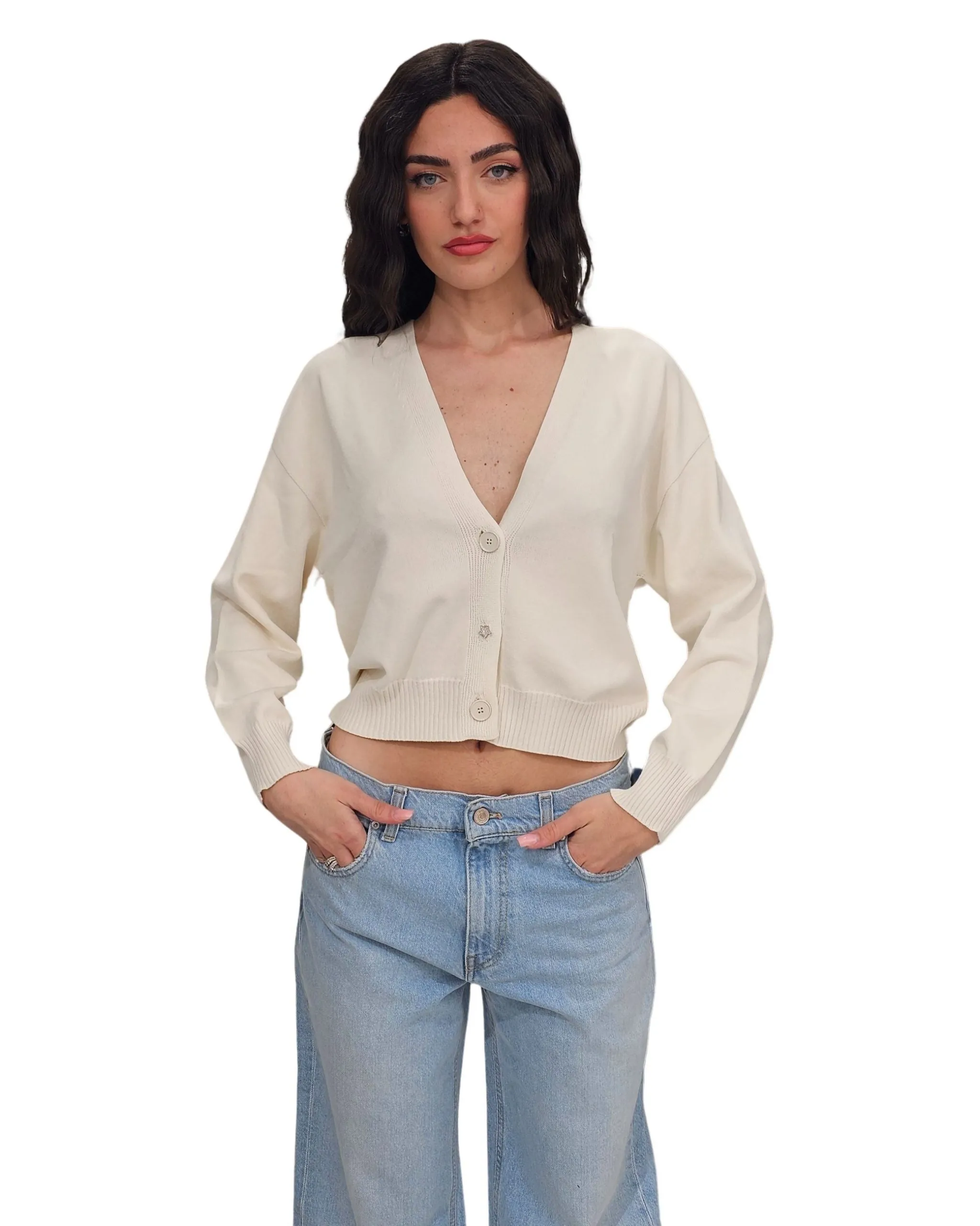 Vicolo Cardigan Cropped