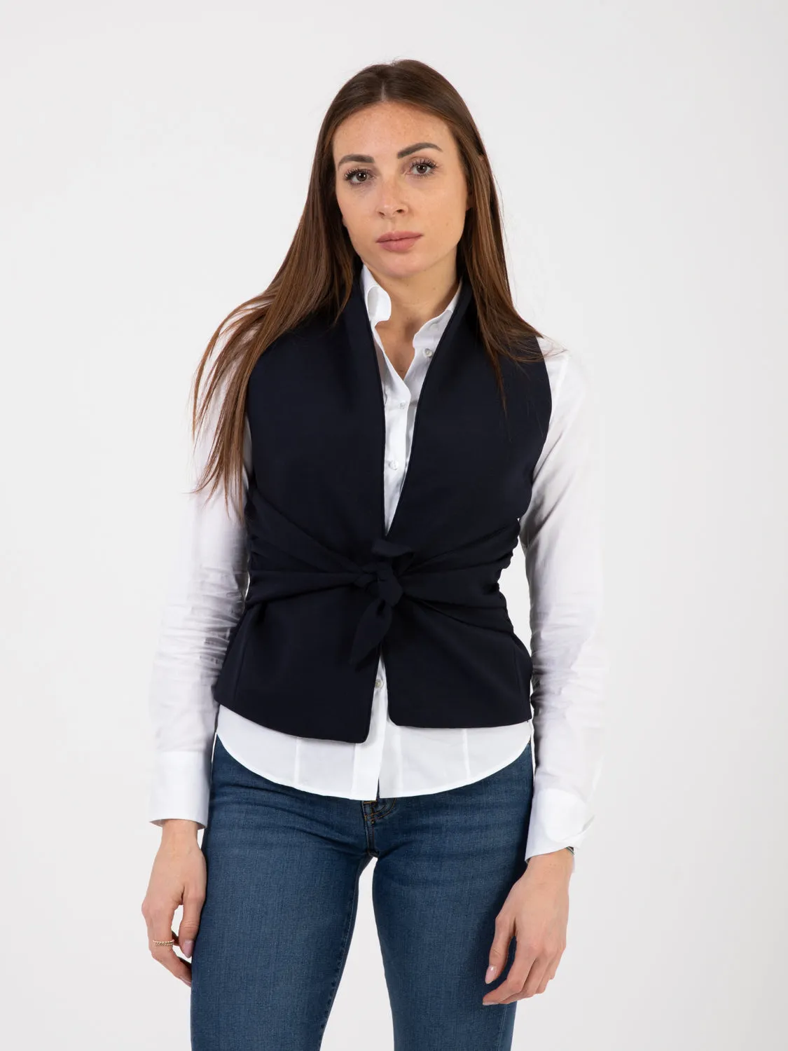 Gilet con fusciacca mezzanotte