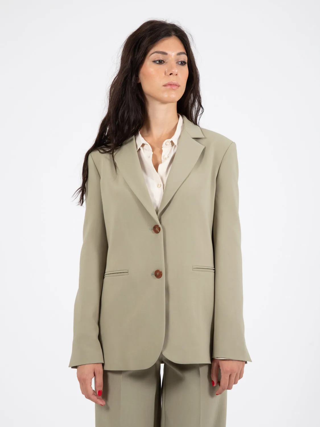 Blazer monopetto urban daily salvia