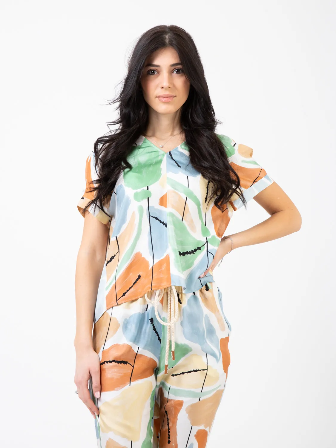 Blusa Eden silk pastello