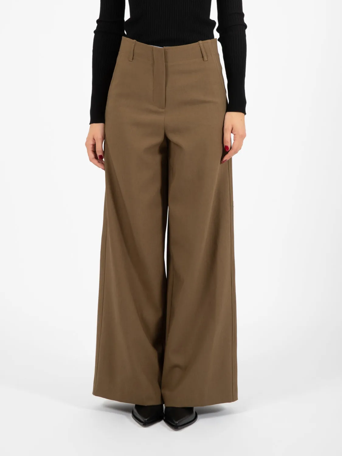 Pantaloni palazzo urban daily militare