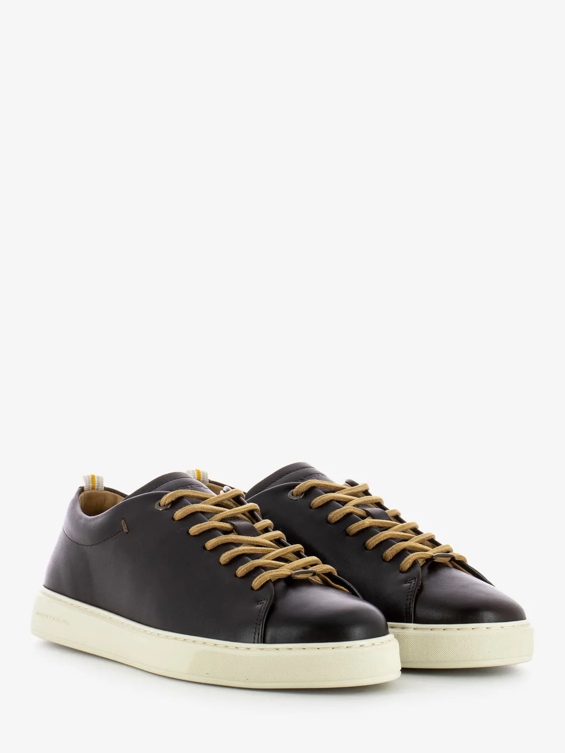 Sneakers in pelle brown