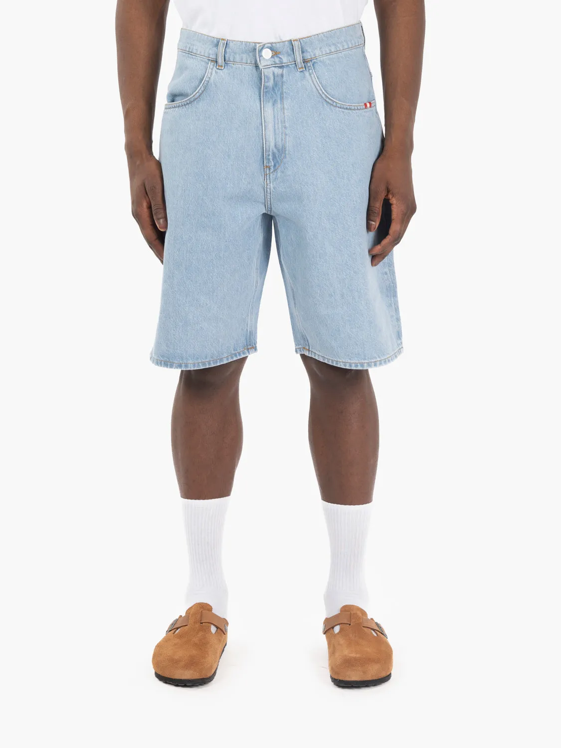 Bermuda Tommy used denim bleach