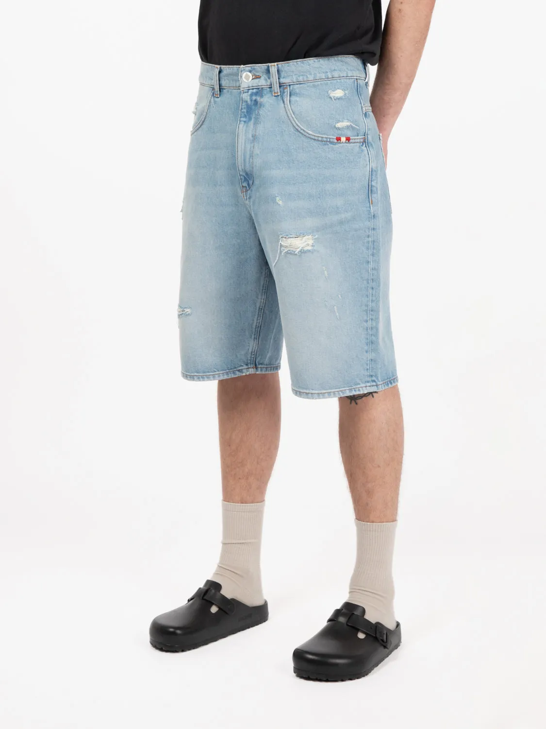 Bermuda Tommy used denim chiaro