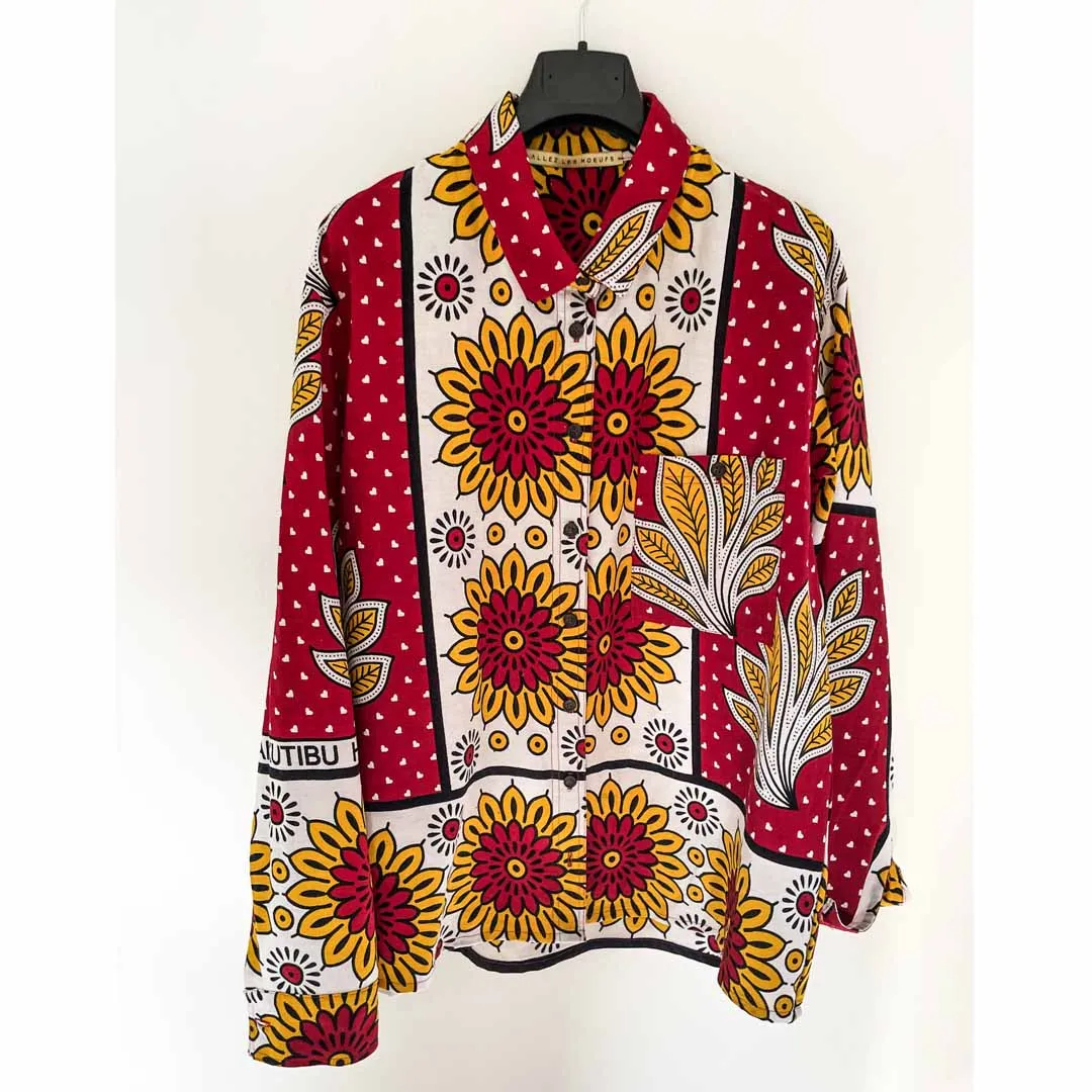 AMOUR KANGA - Camicia in tessuto originale KAnga (COL. 02)