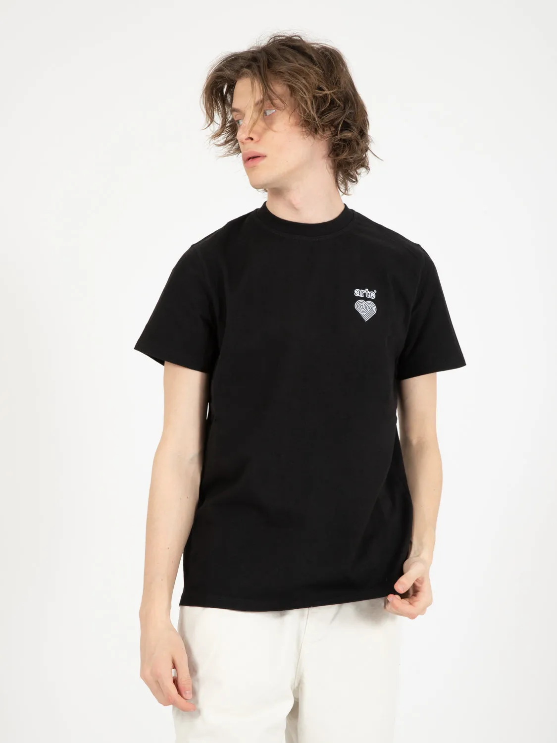 T-shirt New Chest Heart logo black