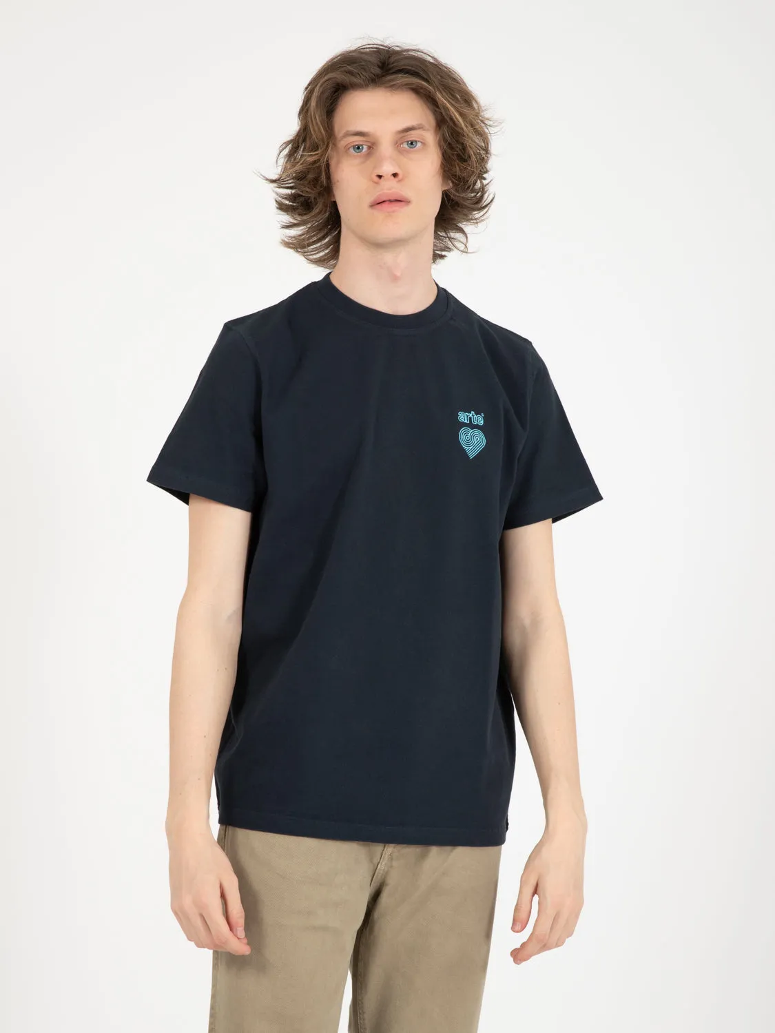 T-shirt New Chest Heart logo navy