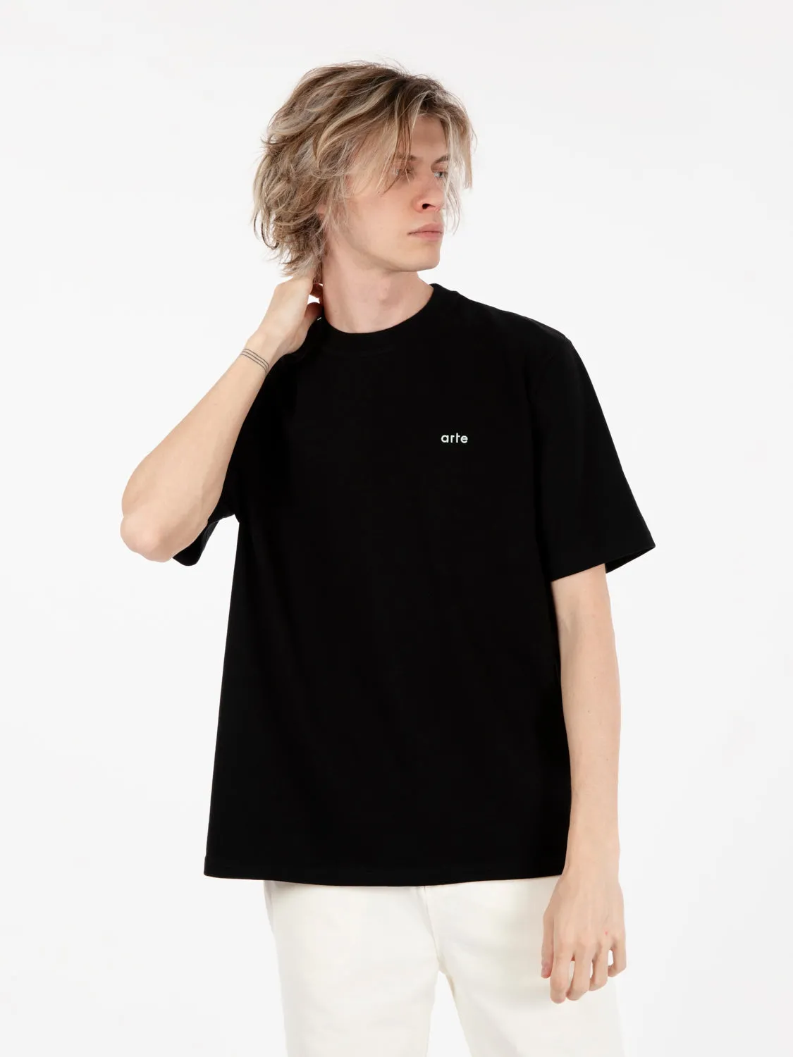 T-shirt Teo multi runner black