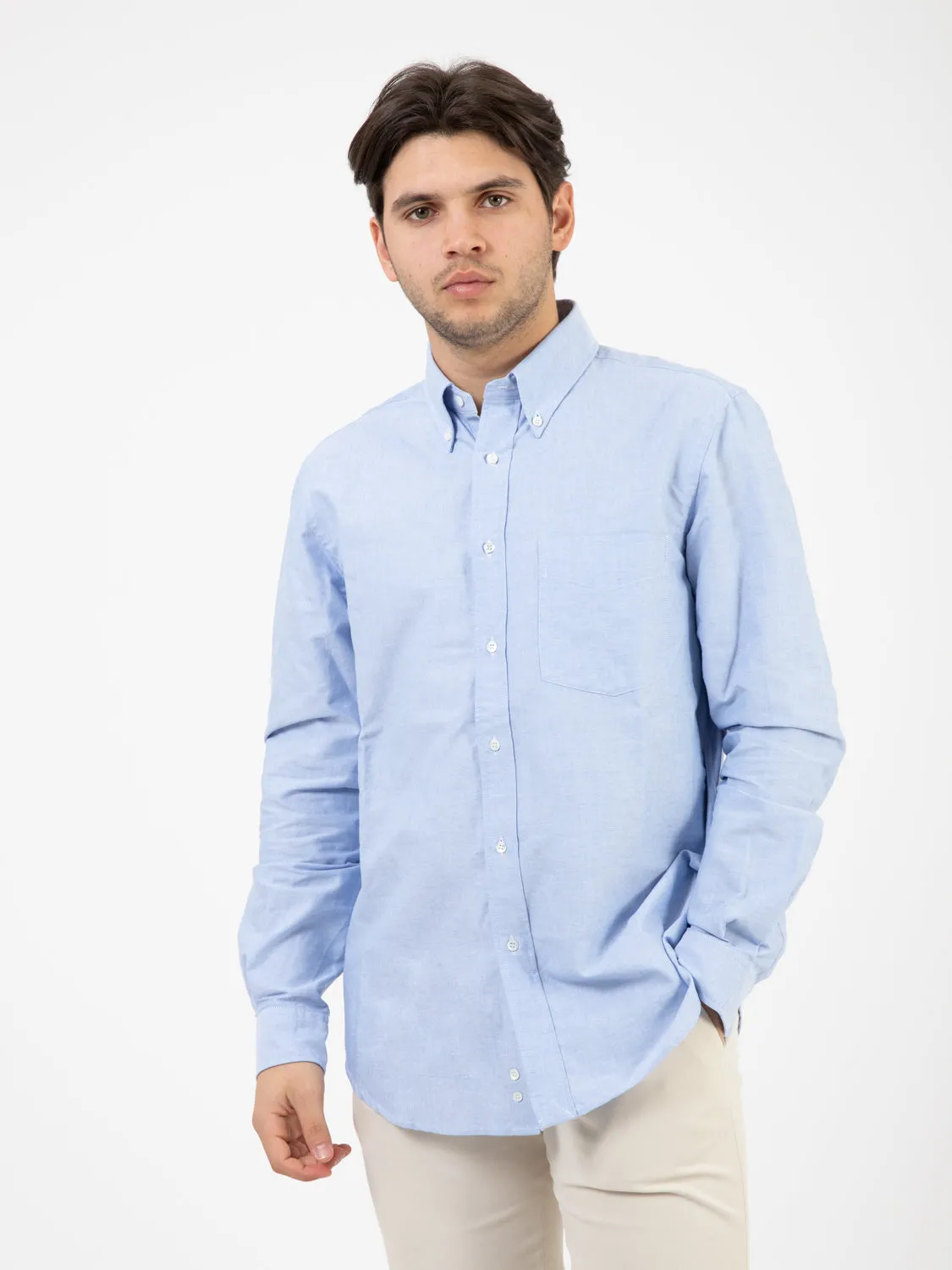 Camicia B.D Magra sky blue