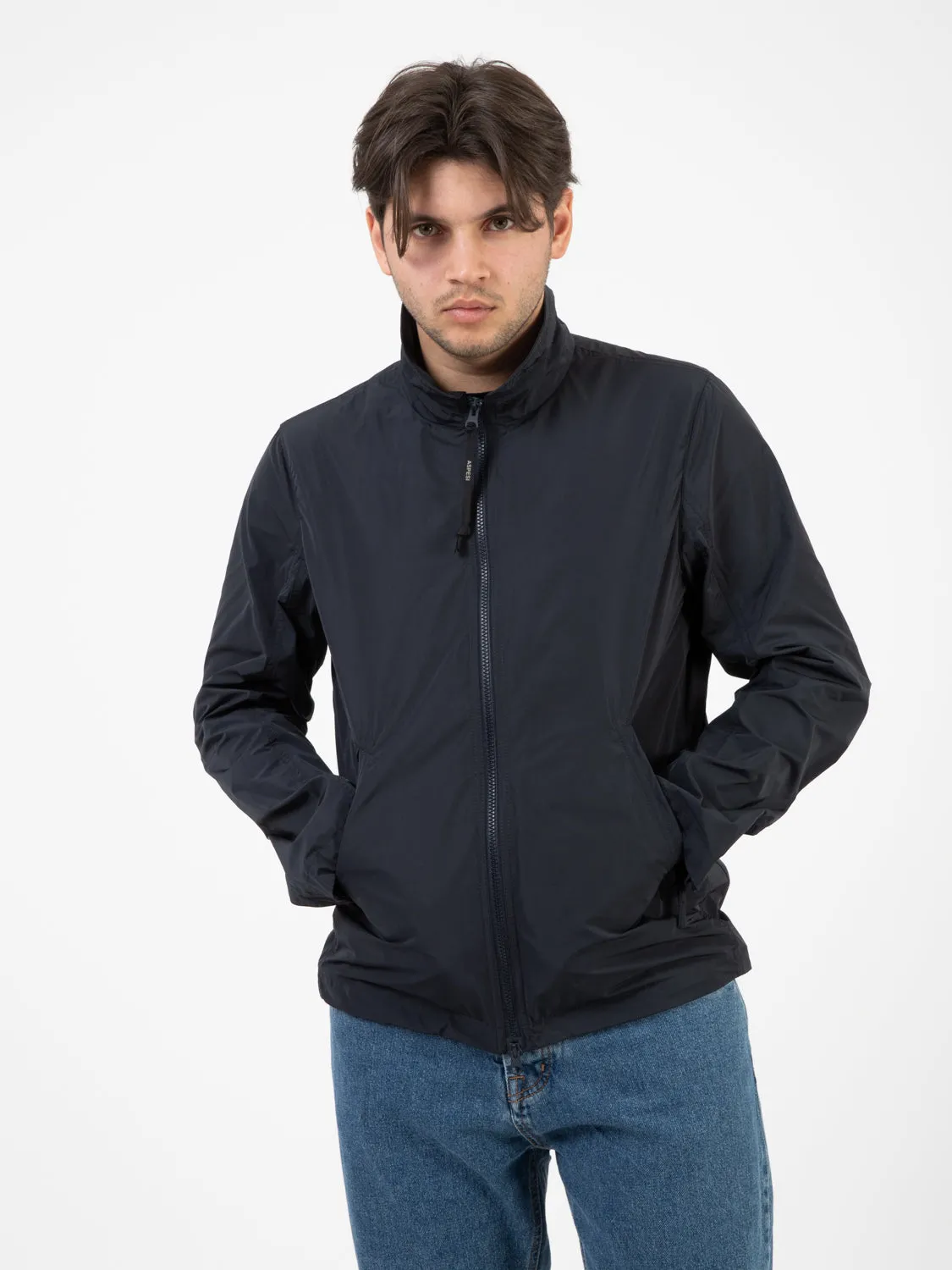 Giubbotto stringa idrorepellente navy