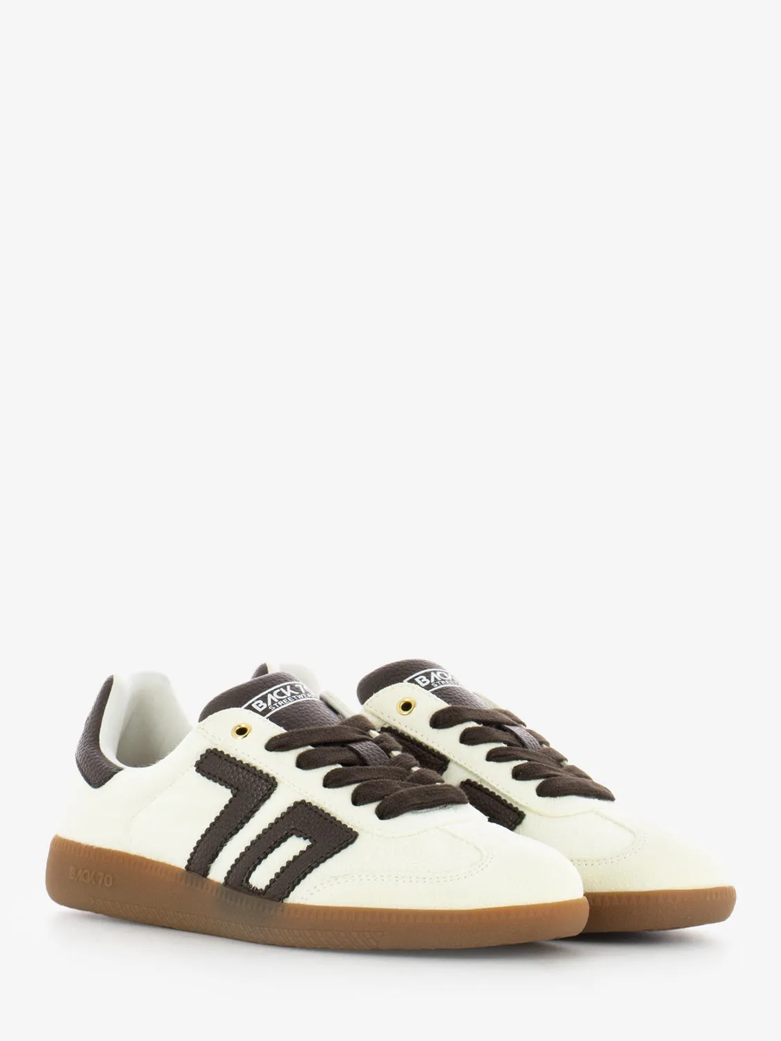 Cloud P46 white / tongue coffee