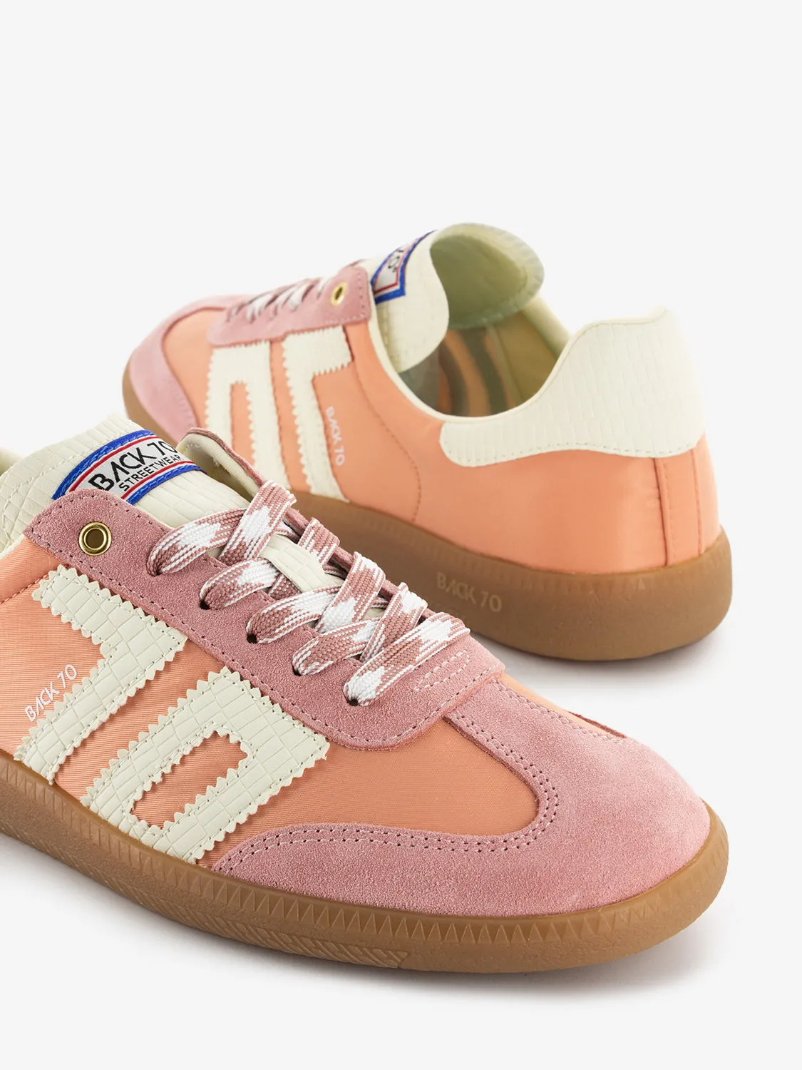 Sneakers Ghost 15 pink suede / milk