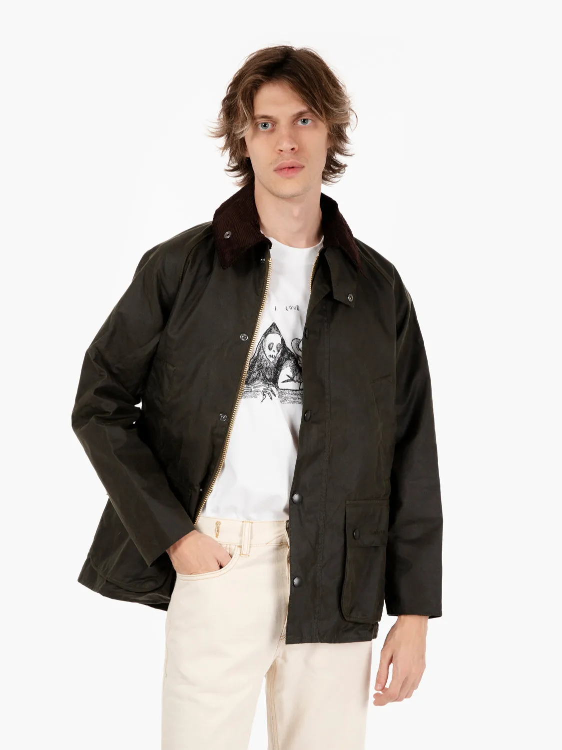 Bedale wax jacket archive olive