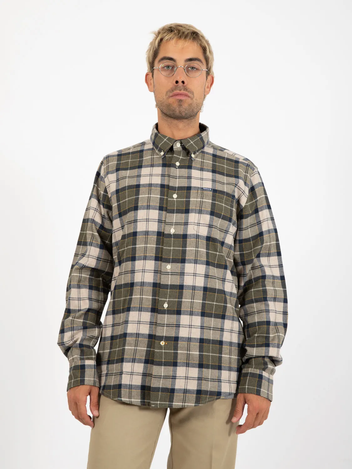 Camicia Fortrose Tailored Shirt Forest Mist