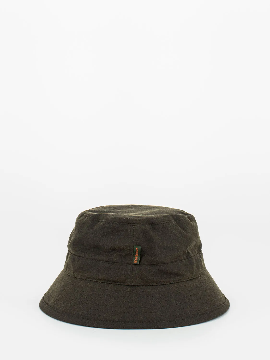 Wax bucket hat olive