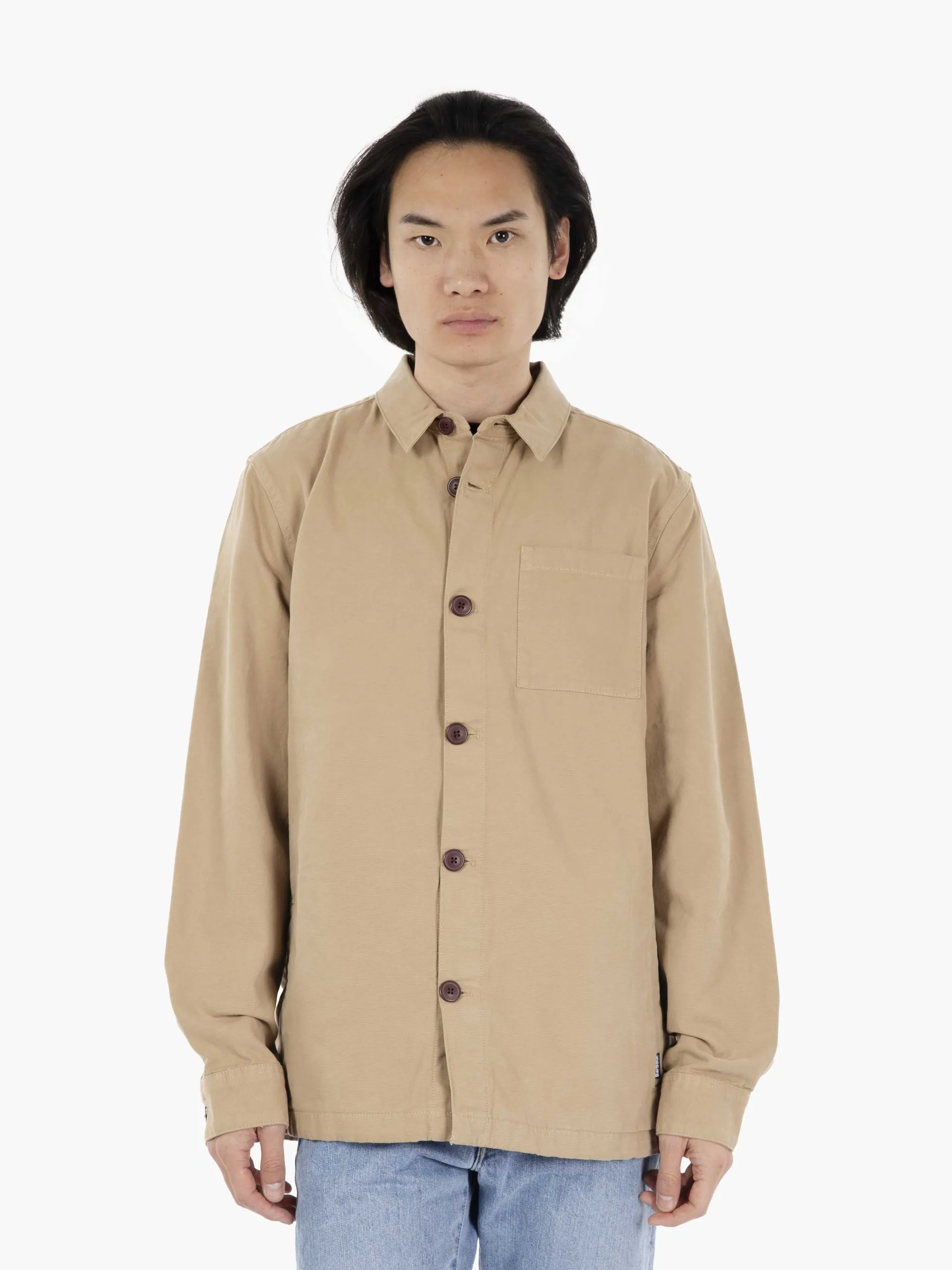 Sovracamicia Overshirt Washed Cotton washed stone