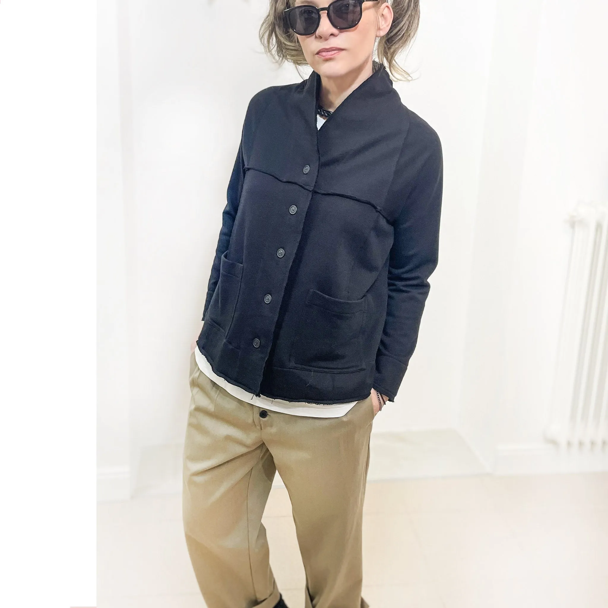 BARTIS - Giacca in felpa con tasche