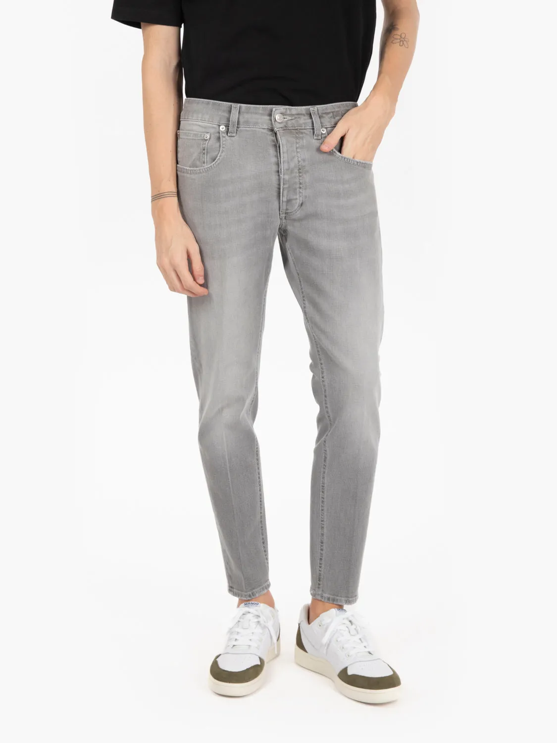 Jeans Davis skinny grigio