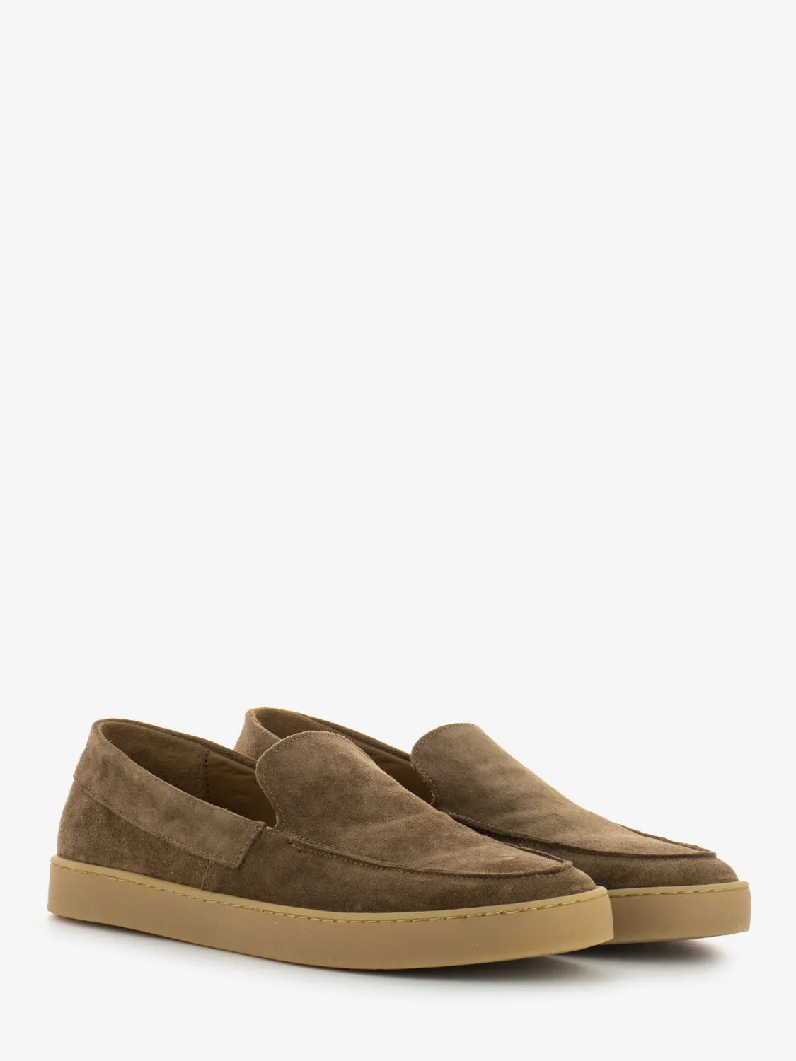 Slip-on camoscio siena