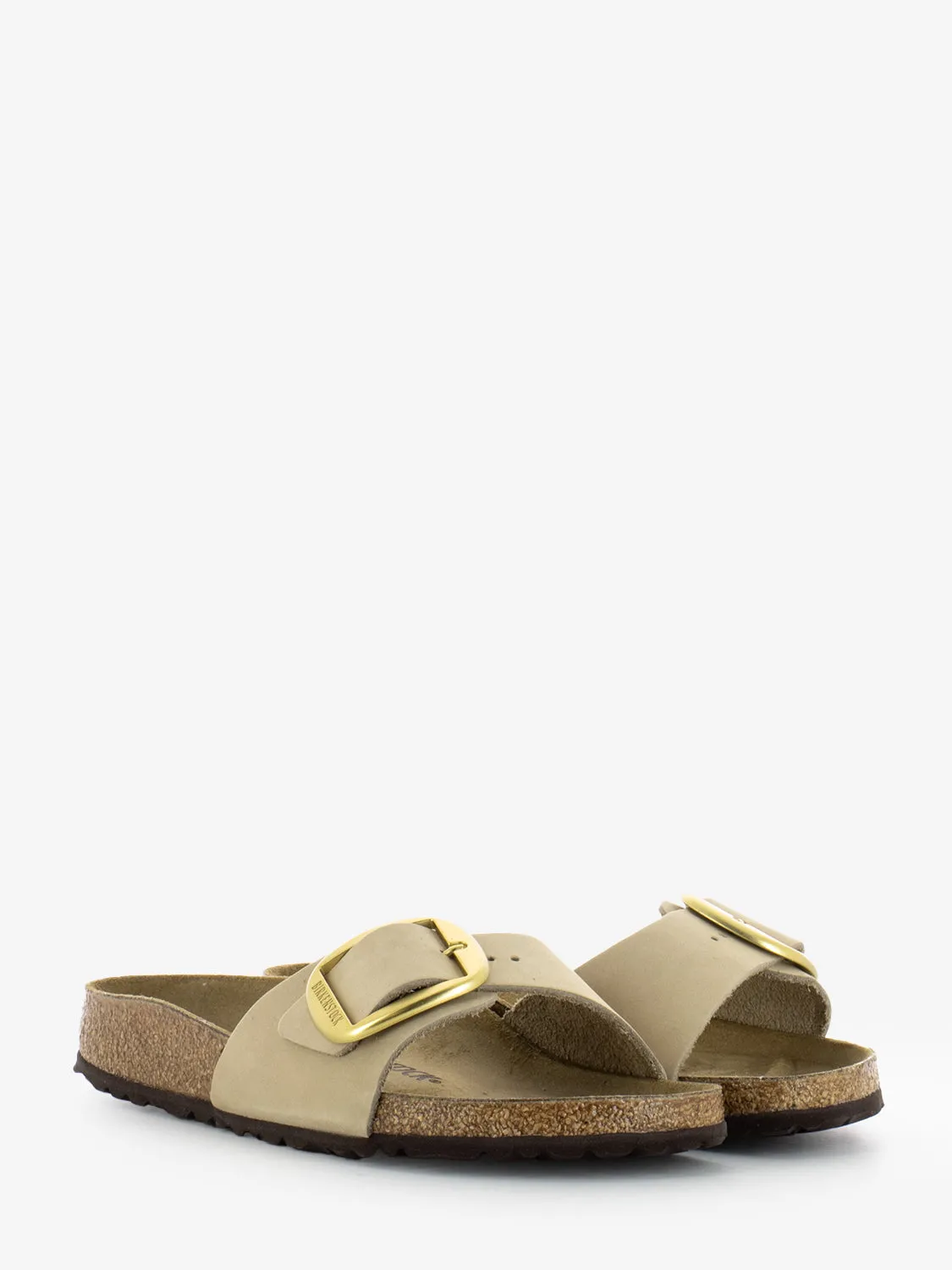 Madrid Big Buckle sandcastle leather nubuck