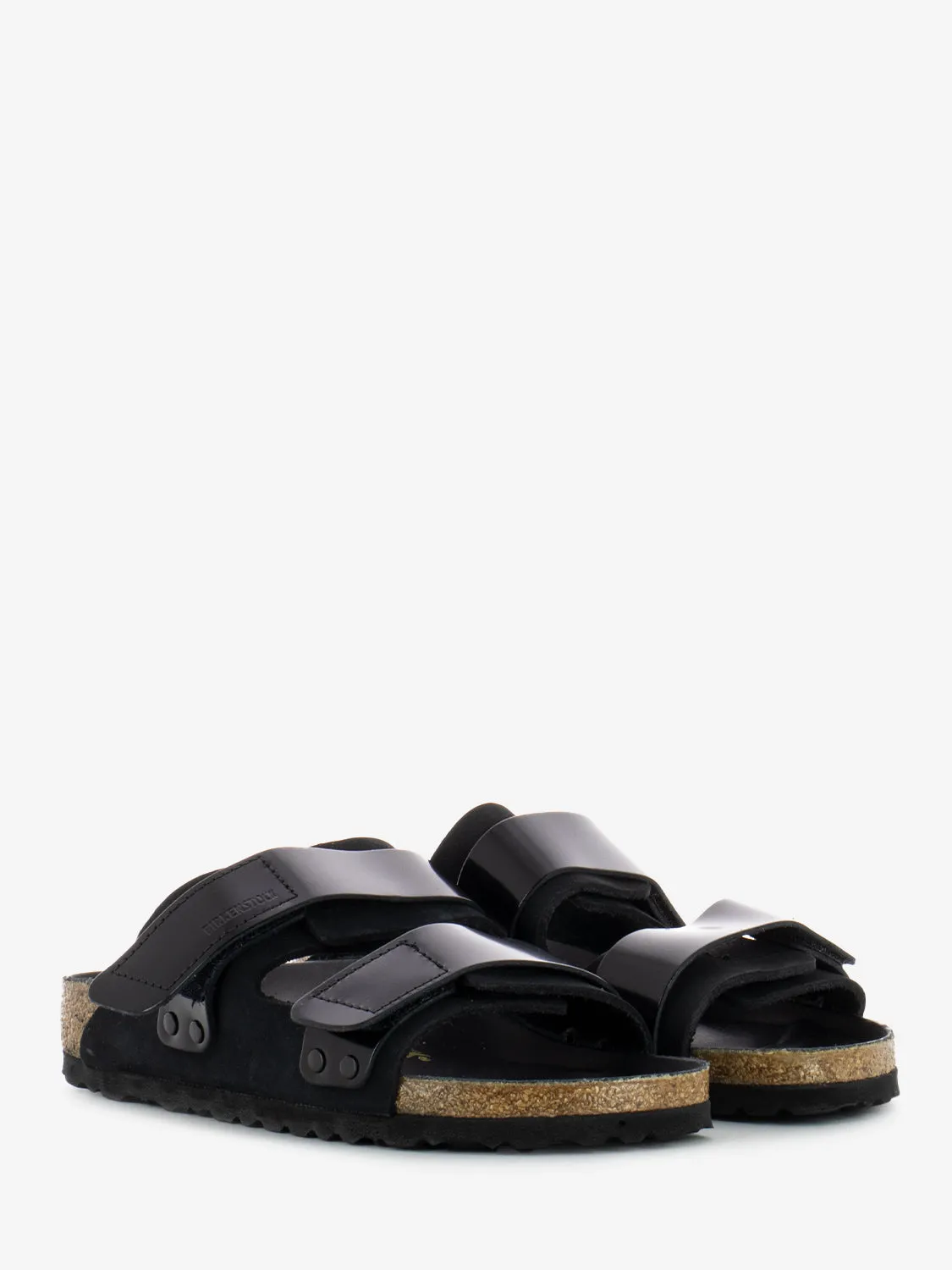 Uji Black Nubuck Leather / High Shine Leather