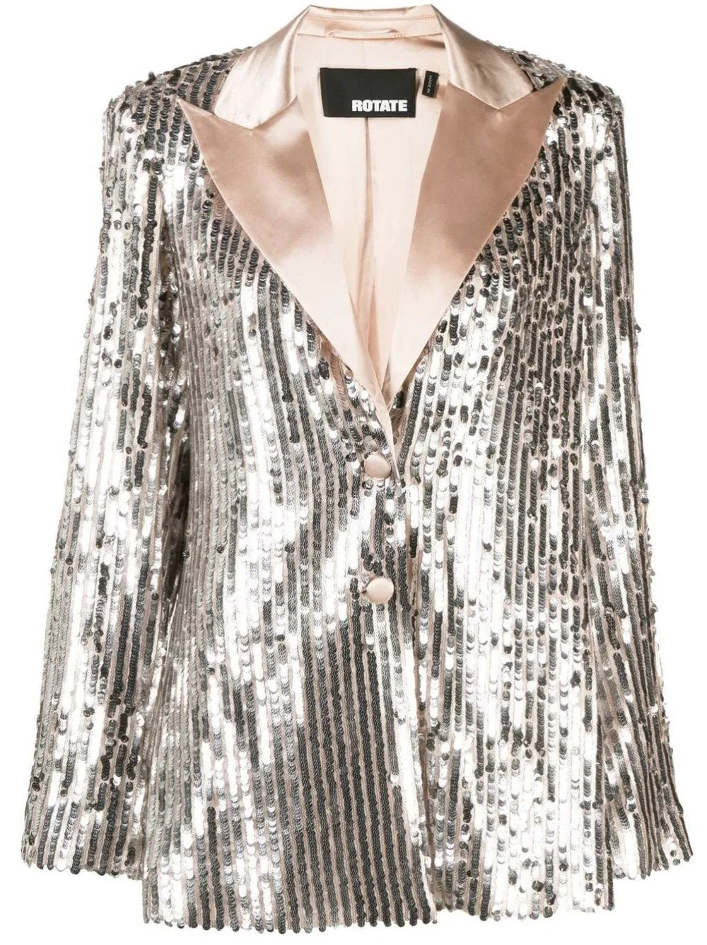 BLAZER MONOPETTO CON PAILLETTES