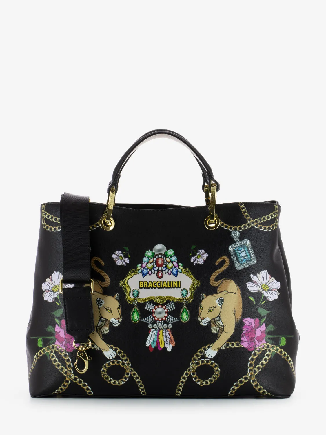 Borsa a mano Britney nera