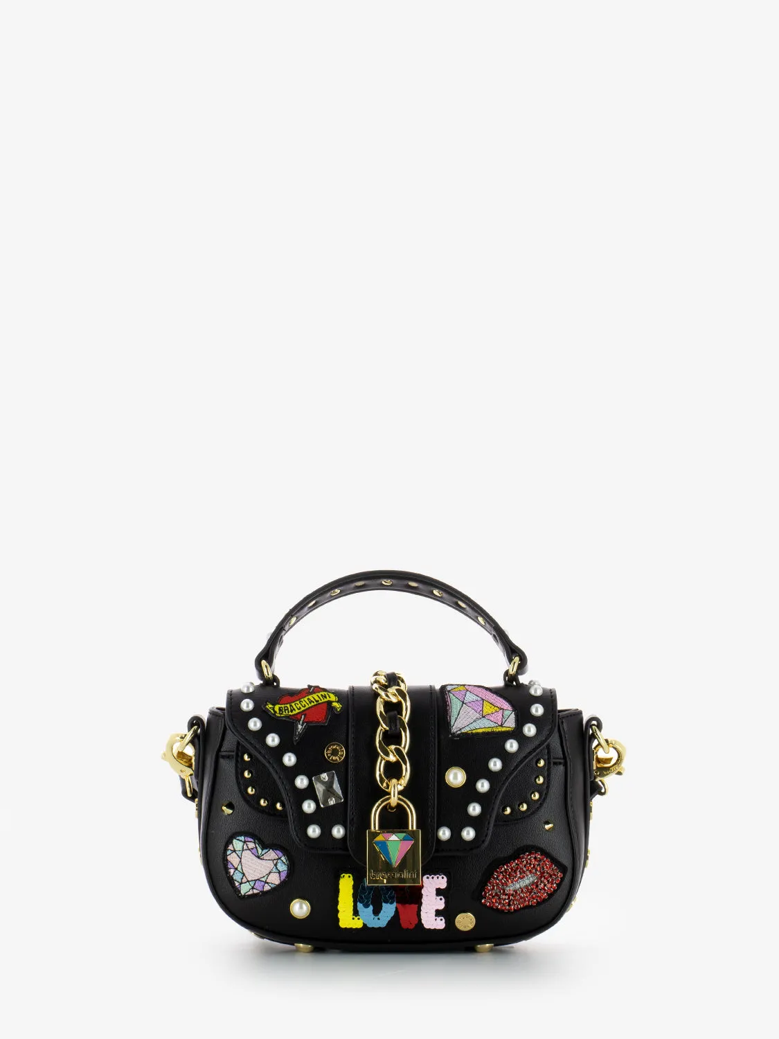 Borsa a mano Rock nero