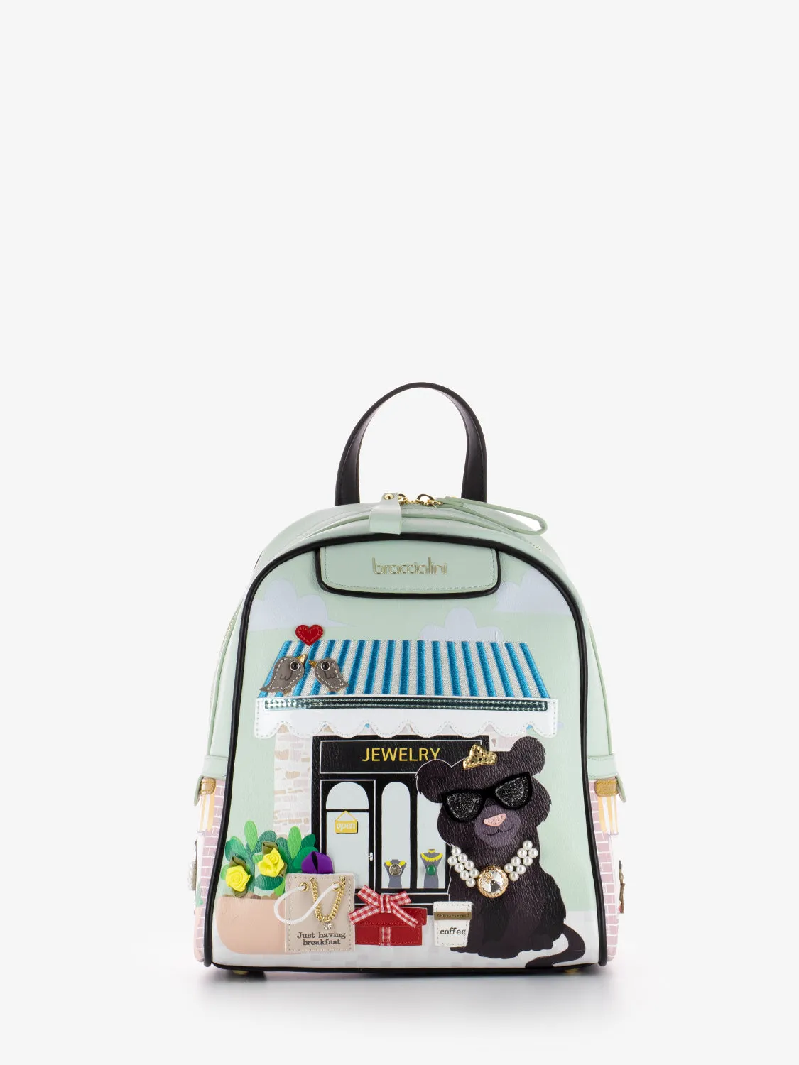 Zaino Allround con applicazioni multicolor