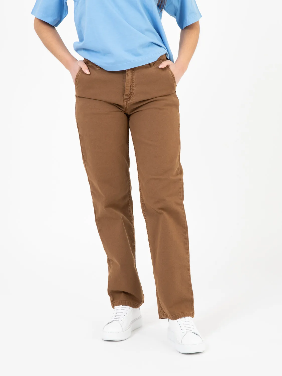 W' Pierce pant straight tamarind faded