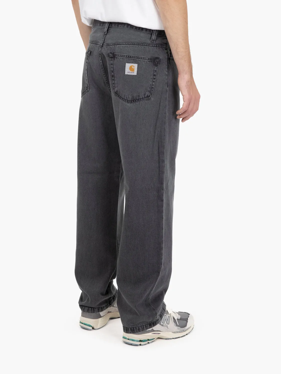 Landon pant black heavy stone wash