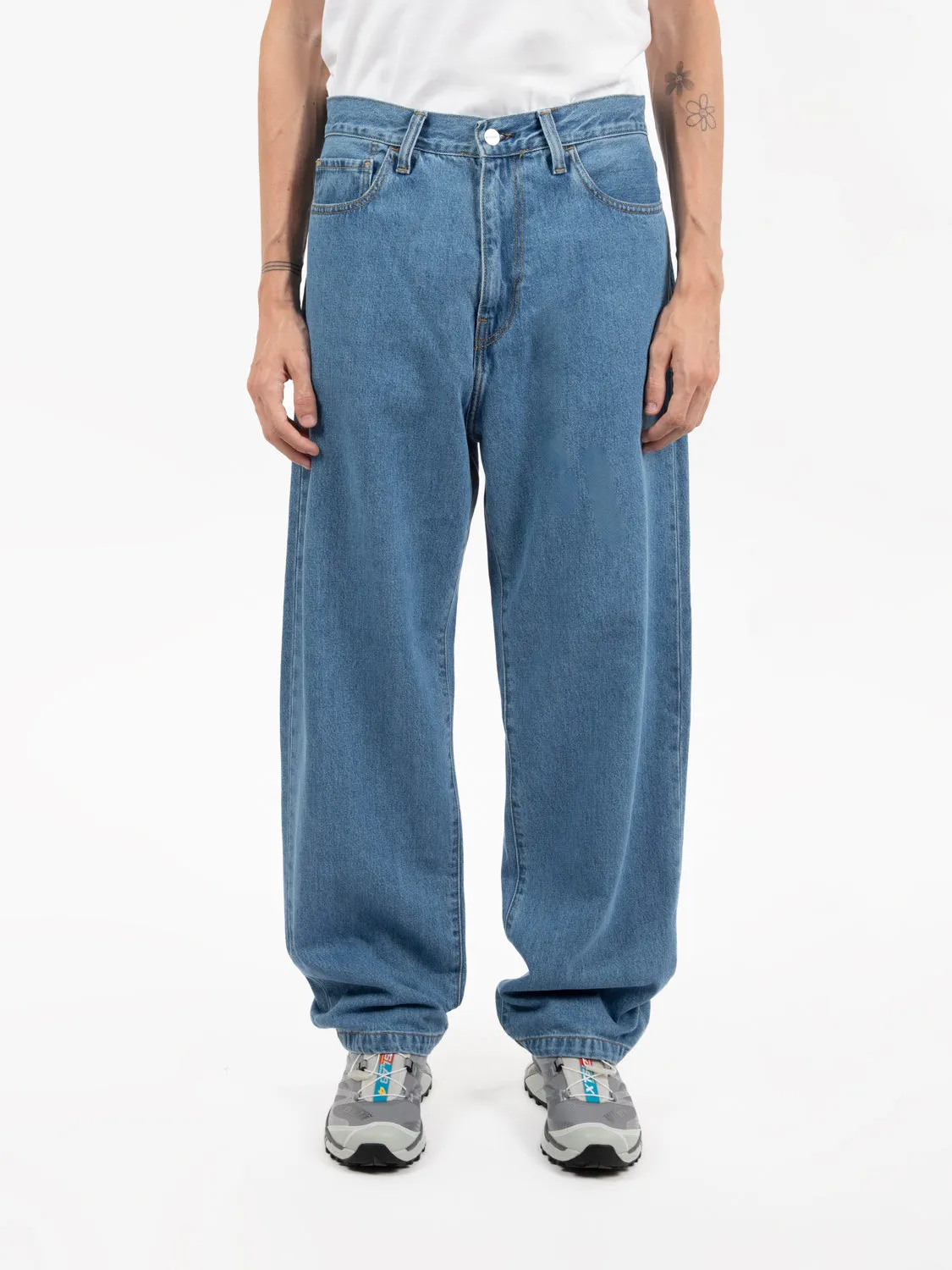 London pant blue heavy stoned washed