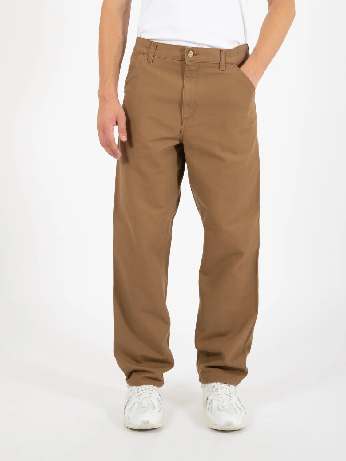 Single knee pant hamilton brown rinsed