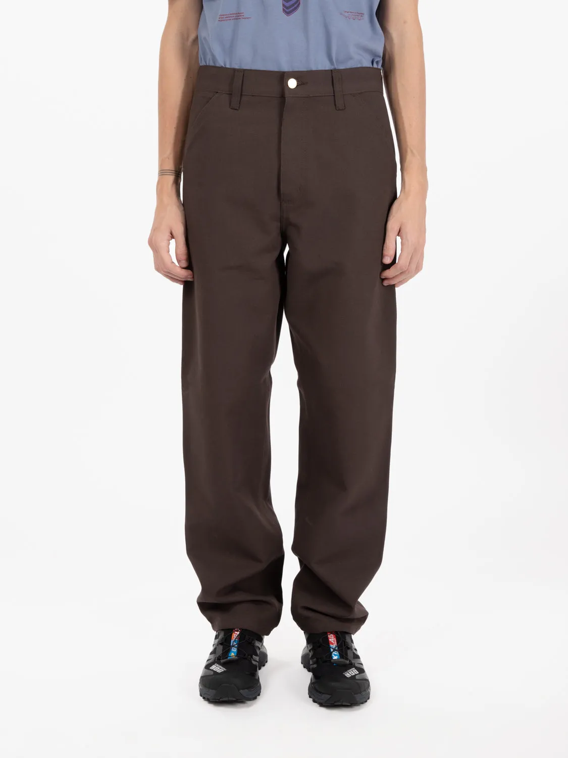 Single knee pant tobacco