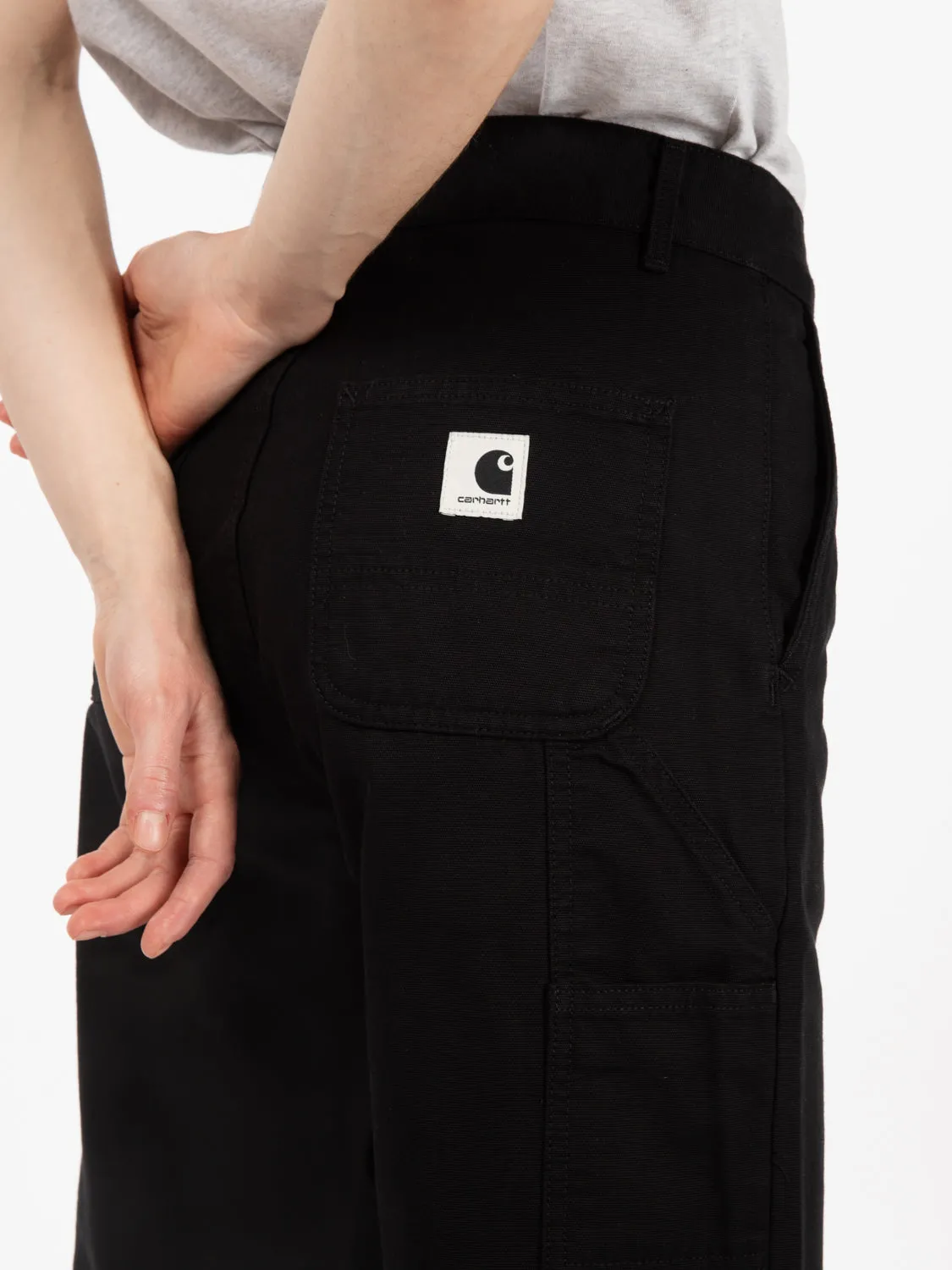 W' Pierce Pant Straight Black