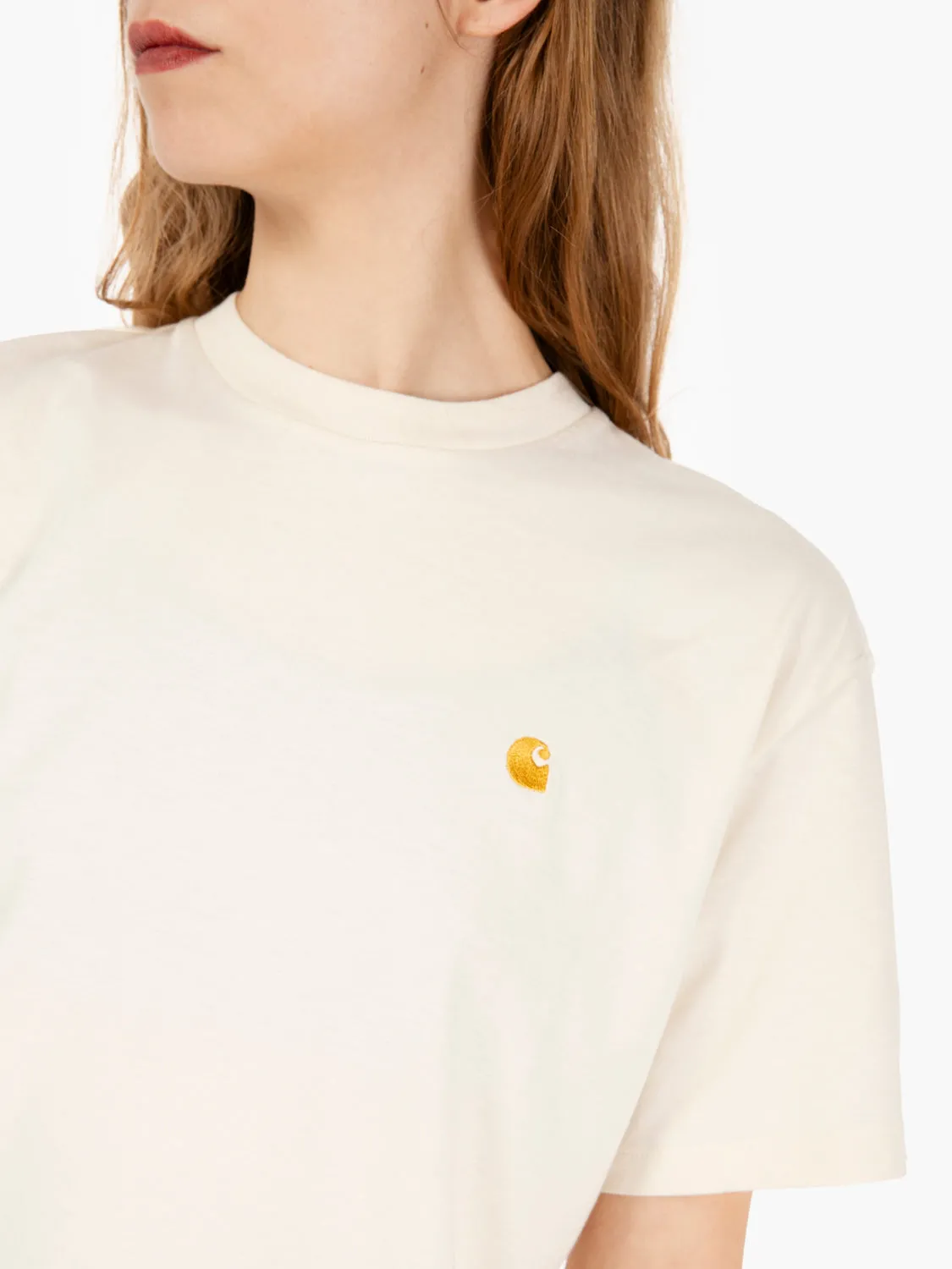 W S/S Chase t-shirt natural / gold