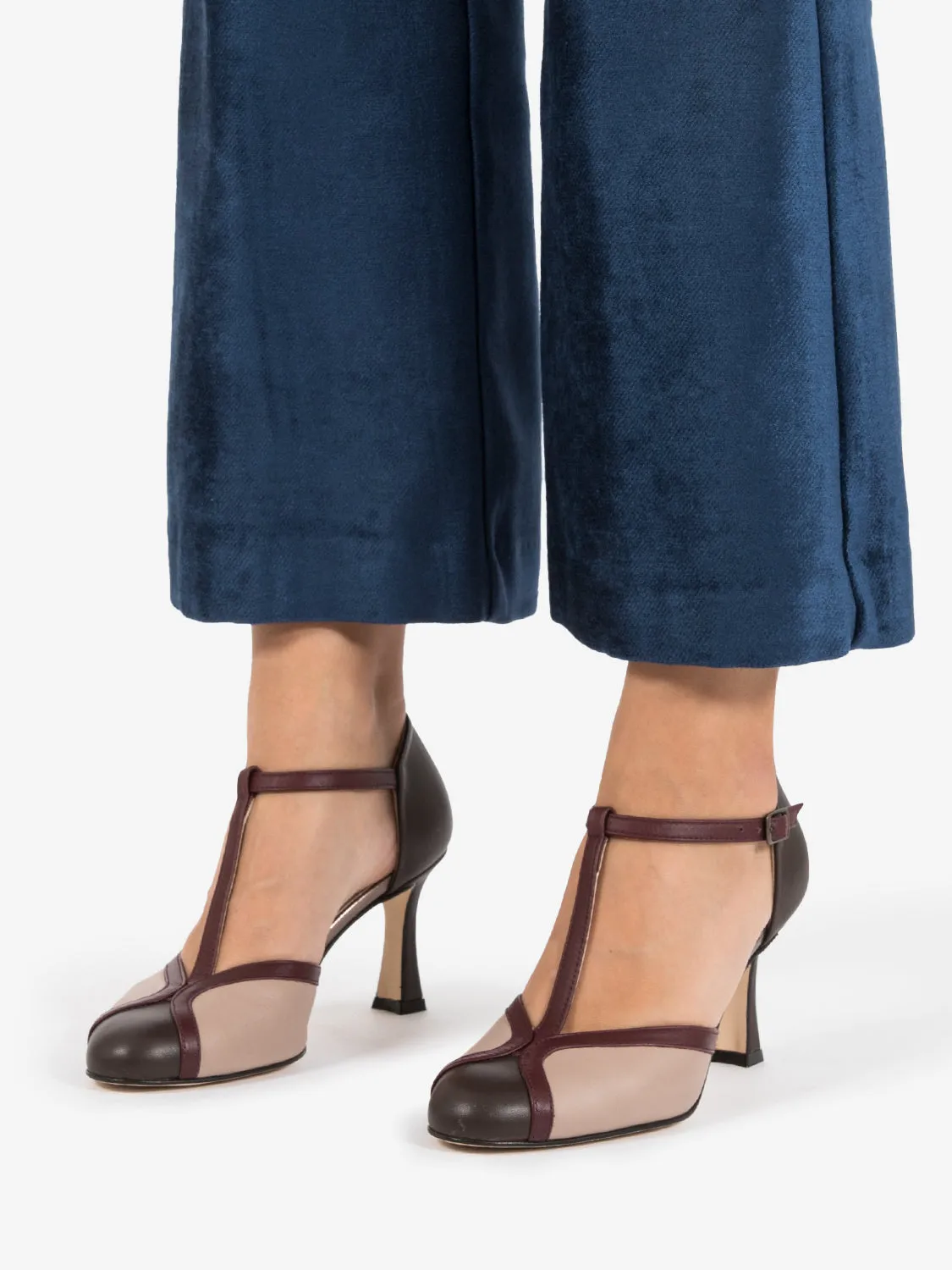 Tanguera Rose cavallino castagna / rosa